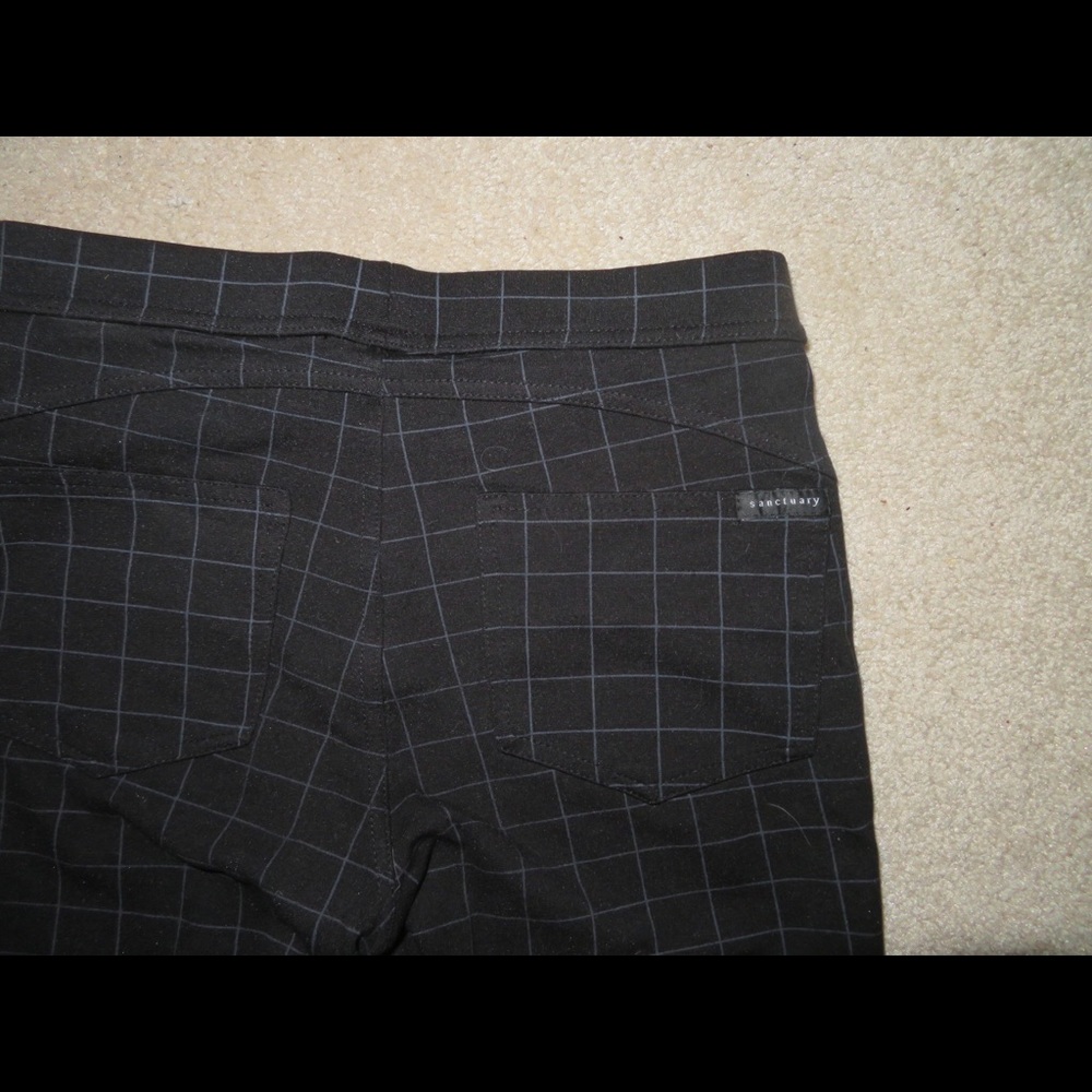 Stretchy Plaid Pants